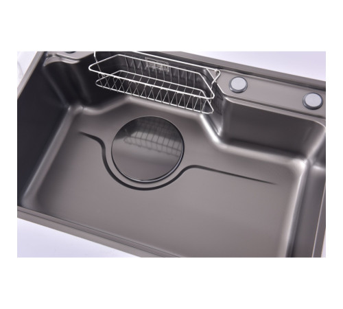 Мойка для кухни Fmark FSC6845Q, графит