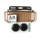 Полка металличеcкая FIXSEN MAGIC  FX-930B-1, черный