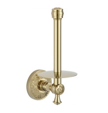 Держатель для туалетной бумаги Savol S-005852-1B, золото