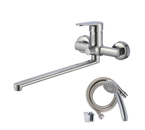 Смеситель для ванны WesnaArt NATUR NAT07-320, хром