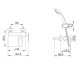 Смеситель для ванны BRAVAT F671105C-B-SW, хром