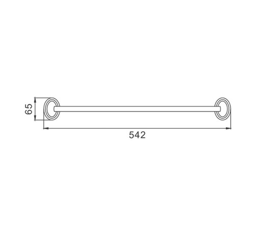 Полотенцедержатель FRAP F1501-1, хром