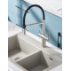 Смеситель для кухни с подключением фильтра для воды Rose R458L, сатин