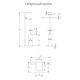 Напольная стойка для ванной Grocenberg AC0073BL, черный