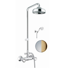Душевая система Fiore VENERE SKY (SWAROVSKI®) 13CO0620, хром/золото