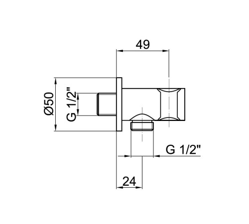 Шланговое подключение Webert AC0478980, розовое золото