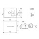Кухонная мойка Ulgran Quartz Prima 780 1,5K-04, платина