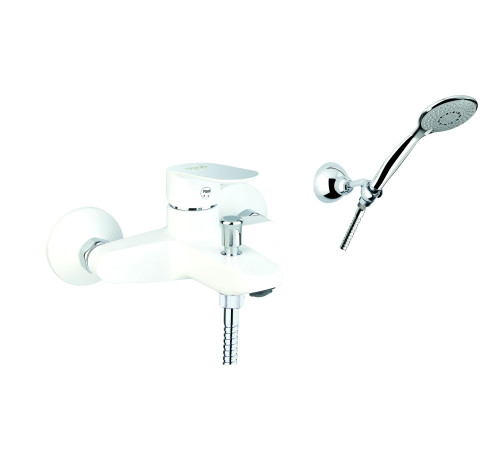 Смеситель для ванны Fiore KEVON CHIC 81WX8150, хром/белый