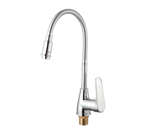 Смеситель для кухни с гибким изливом D-Lin D150362-Q, хром