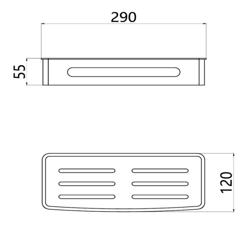 Пластиковая полка (запчасть) Knotlor spartshs105wy
