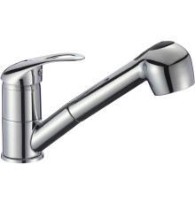 Смеситель для кухни с выдвижной лейкой Fmark FM6003, хром
