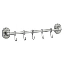 Планка с крючками Savol S-008205, хром