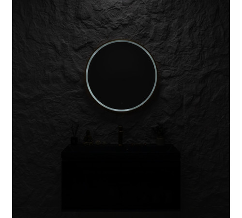 Зеркало Silver Mirrors Делуна/Deluna D700 TX (алюм. профиль, цвет золото бесконтактный сенсор)