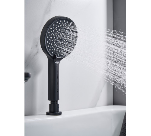 Смеситель на борт ванны Shevanik S4312H, черный