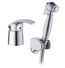 Гигиенический душ со смесителем Haiba HB1221-2, хром