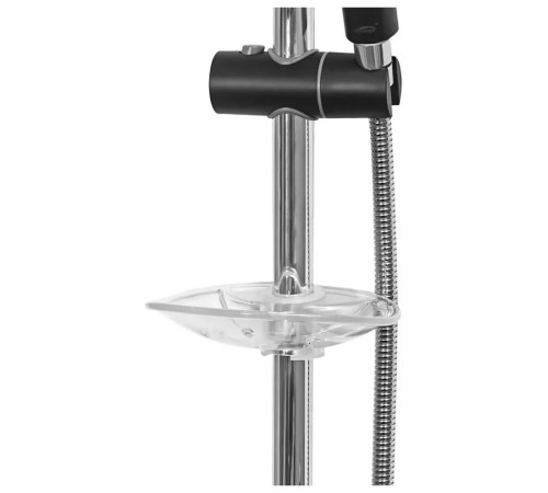 Набор для ванны 3 в 1 Hansberge H7099BC, черный/хром