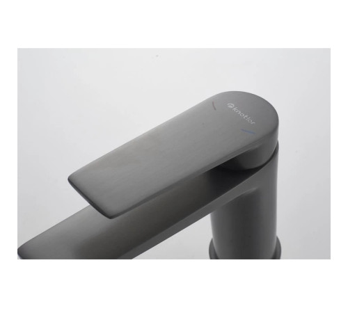 Cмеситель для раковины Knotlor KN-60/GM, оружейная сталь
