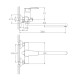 Смеситель для ванны Haiba HB2270, хром