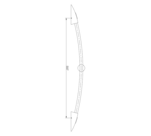 Душевая штанга Haiba HB8004, хром