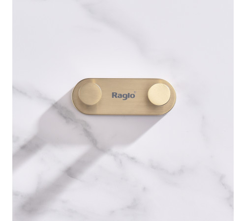 Крючок для ванной комнаты Raglo R300.052.03, золотой сатин