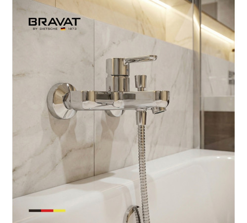 Смеситель для ванны BRAVAT F63783C-01A-SW, хром