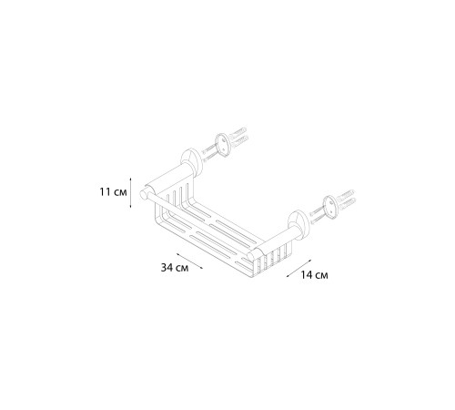 Полка универсальная Fixsen Europa FX-21823