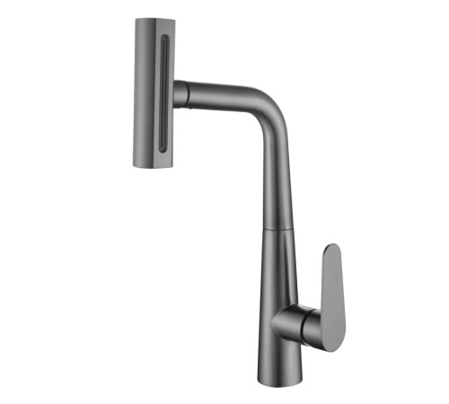 Смеситель для кухни Fmark FS8277Q, графит