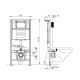 Комплект Maretti 3 в 1: унитаз CA10PBM29-844, инсталляция AC11P5211, кнопка AC12EA-015