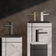 Смеситель для раковины BELZ B10715-5, брашированное золото