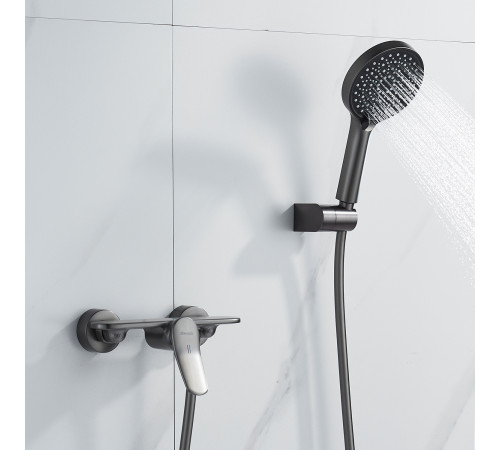 Смеситель для душа Shevanik S4716T, оружейная сталь