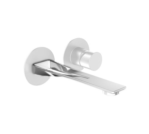 Смеситель для раковины Webert ONE-B NB830606741, белый/сталь