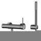 Смеситель для душа Knotlor SS-22/GM, вороненая сталь