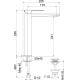 Смеситель для раковины Webert Pegaso PE830402010, золото