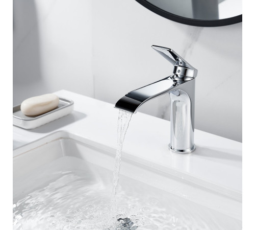 Смеситель для раковины Shevanik S4101, хром