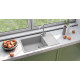 Кухонная мойка Ulgran Quartz Prima 860-04, платина