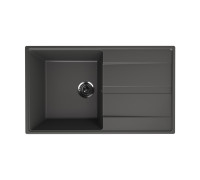 Кухонная мойка Ulgran Quartz Prima 850-09, мокрый асфальт