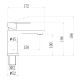 Смеситель для раковины Fmark FS8801H, черный