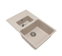 Кухонная мойка Grandex Aqua Topline 600113, бежевый
