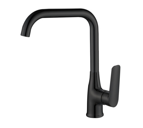 Смеситель для кухни Esko Lagos Black LG06B, черный