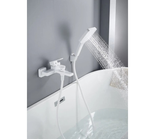 Смеситель для ванны Knotlor KN-22/WY, белый