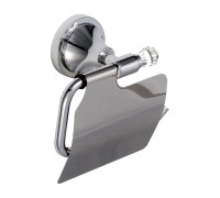 Бумагодержатель с крышкой Sofita Crystal SF-35010