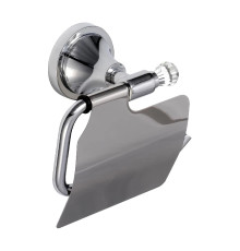 Бумагодержатель с крышкой Sofita Crystal SF-35010