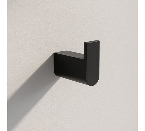 Крючок для ванной комнаты Knotlor RH102BL, черный
