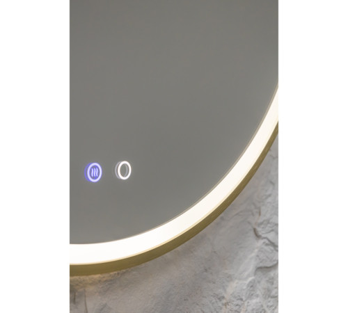 Зеркало Silver Mirrors Делуна/Deluna D700 2.2 (TX,алюм. профиль, цвет золото, подогрев, сенсорный выключатель)