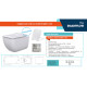 Унитаз подвесной SMARTFLOW VIGENTE безободковый с микролифтом SMF811-WH, белый