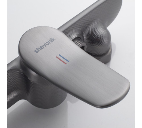 Смеситель для душа Shevanik S4716T, оружейная сталь