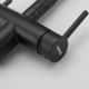 Смеситель для кухни с гибким изливом и подключением фильтра GAPPO G4398-36, черный