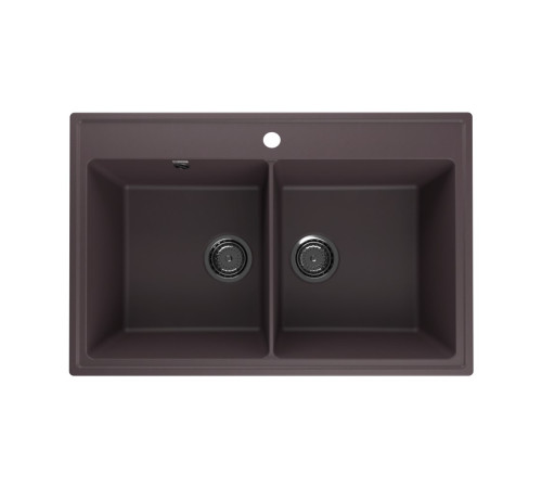 Кухонная мойка Ulgran Quartz Ruma 780-06, трюфель