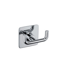 Двойной крючок для ванной FIXSEN SQUARE FX-93105A, хром