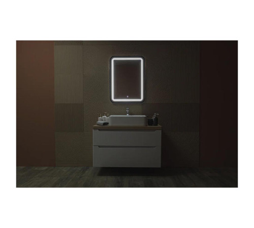 Зеркало Silver Mirrors Мальталофт 600х800 (сенсорный выключатель, рама пластик)